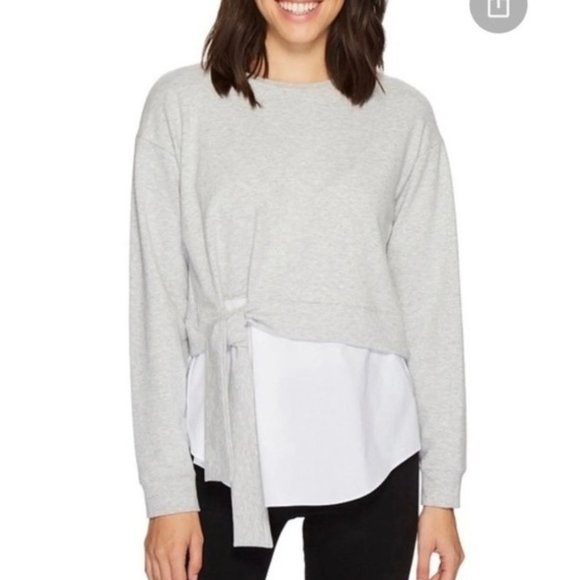 Anthropologie Tops - DREW | ANTHROPOLOGIE TIE KNOT BLACK AND WHITE TOP